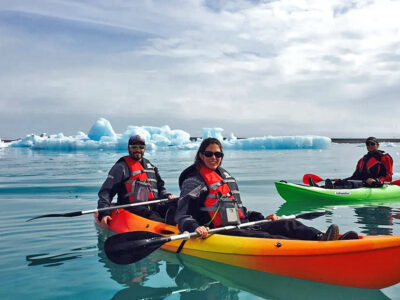 Kajaktour Jökulsárlón