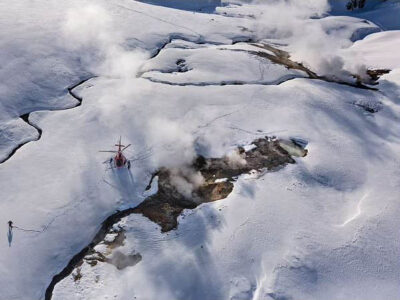 Geothermie Hubschrauberflug ab reykjavík